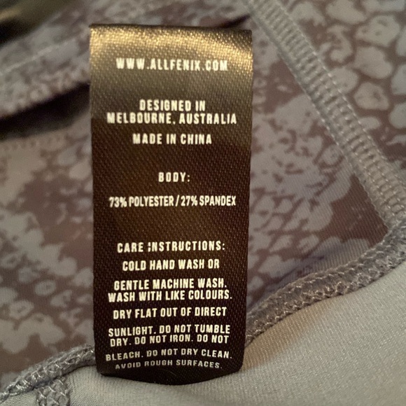 All Fenix Anthropologie 7/8 Navy Snake Leggings - M - Picture 9 of 9